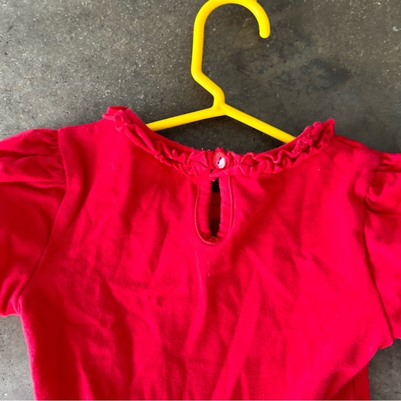 Rare, Too! Christmas Candy Cane Red and White 2-pc Dress & Leggings | Size 3T - Picture 3 of 16